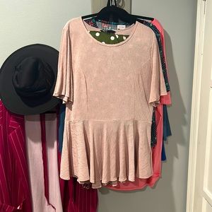 Lularoe Peplum Emma Elegant top